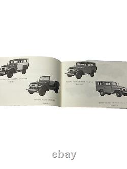 1965-66 Toyota FJ40 Landcruiser NOS Owners Manual New Old Stock Rare Never Used