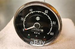 1966 Suzuki S32 S32II S 32 S115 150cc NOS Speedometer Gauge