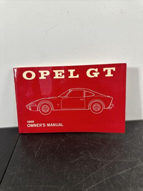 1969 Opel Gt Rare New Old Stock Owners Manual