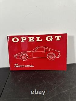 1969 Opel Gt Rare New Old Stock Owners Manual