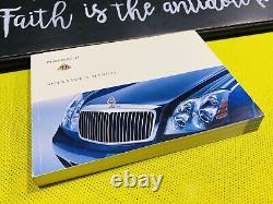 2005 MAYBACH 57 62 OWNERS MANUAL ONLY (NEW) OLD STOCK NOS 550hp 5.5L V12