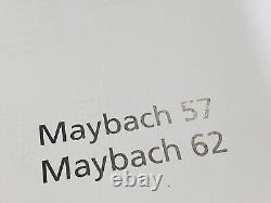 2005 MAYBACH 57 62 OWNERS MANUAL ONLY (NEW) OLD STOCK NOS 550hp 5.5L V12