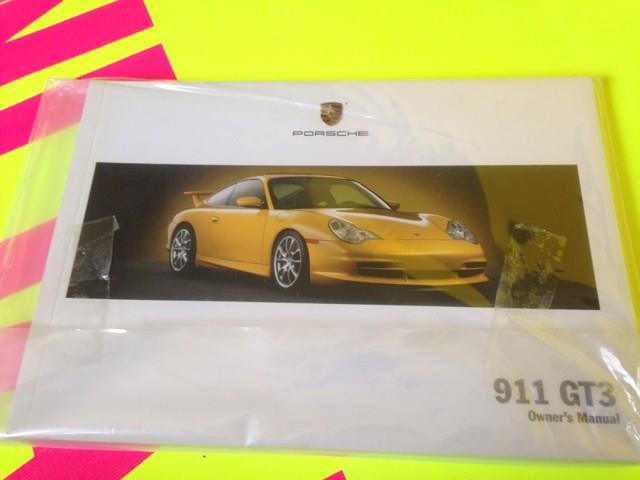 2005 Porsche 911 Gt3 Owners Manual 996 (buy Oem) Nos New Old Stock New