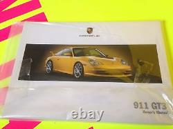 2005 PORSCHE 911 GT3 OWNERS MANUAL 996 (BUY OeM) NOS NEW OLD STOCK NEW