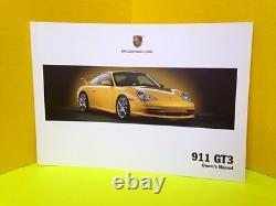 2005 PORSCHE 911 GT3 OWNERS MANUAL 996 (BUY OeM) NOS NEW OLD STOCK NEW