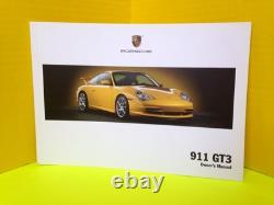 2005 PORSCHE 911 GT3 OWNERS MANUAL 996 (BUY OeM) NOS NEW OLD STOCK NEW 2005 PORSCHE 911 GT3 OWNERS MANUAL 996 (BUY OeM) NOS NEW OLD STOCK NEW