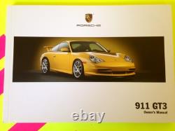 2005 PORSCHE 911 GT3 OWNERS MANUAL 996 (BUY OeM) NOS NEW OLD STOCK NEW 2005 PORSCHE 911 GT3 OWNERS MANUAL 996 (BUY OeM) NOS NEW OLD STOCK NEW