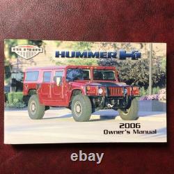 2006 Hummer H1 Alpha Duramax Diesel New Old Stock Owners Manual Book Guide All