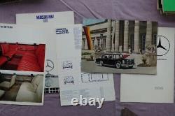 3 x Mercedes brochure 600 bundle W100 pullmann brochure 5/1968 NOS