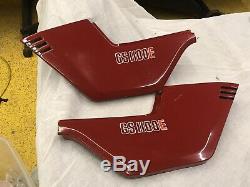 82-83 Gs1100E Frame Side Covers From NOS Plastic