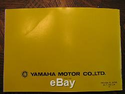 85 Yamaha Bw200n Bw200 N Bw 200n 200 Big Wheel Nos Original Oem Owner's Manual