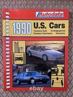 Auto Data Technical Data U. S Cars 1990 Unused New Old Stock