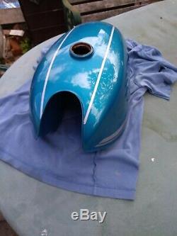 Blue/Silver Suzuki B120P Petrol tank (NOS)