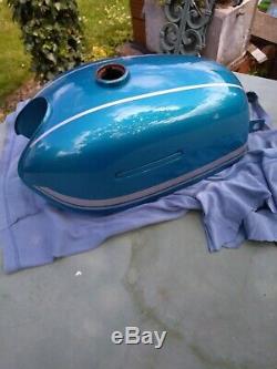 Blue/Silver Suzuki B120P Petrol tank (NOS)