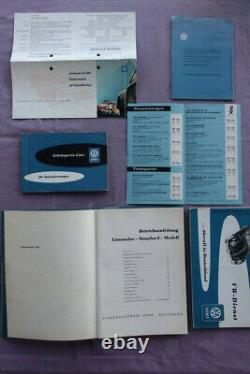 Board folder + operating instructions VW Beetle + price list work prices etc. 8/1960 NOS