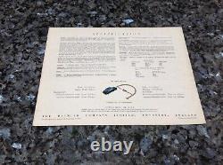 Daimler Century Sales Brochure 1960`s New old stock