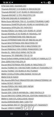 Ducati Honda KTM Moto Guzzi Suzuki Triumph Yamaha Brake Clutch Lever Set NOS