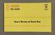 Ferrari 1991 Warranty Booklet (636/91) Blank New Old Stock 8 Cylinder Only