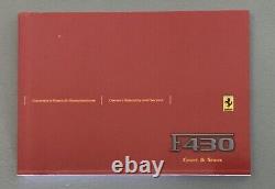 Ferrari F430 Warranty and Service manual (2098/04) BLANK, New Old Stock