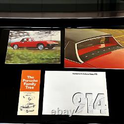 NEW SET of 4 Porsche 914 Brochure NOS manual, book