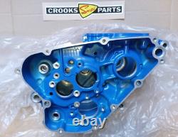 NOS 11305-02820 RM80 1986 to 1988 Genuine Suzuki Blue Crankcase Set, Now Obsolete NOS 11305-02820 RM80 1986 to 1988 Genuine Suzuki Blue Crankcase Set, Now Obsolete