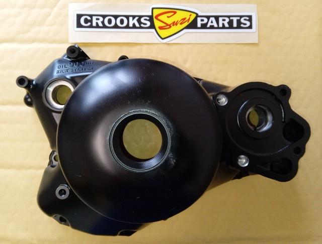 Nos 11341-01a01 Ts125x 1984 / 1985 Genuine Suzuki Black Clutch Cover