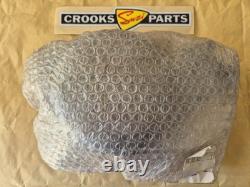 NOS 11341-01A10 TS125X 1986 to 1988 Genuine Suzuki Black Clutch Cover with marks