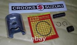 NOS 12102-02811-050 1990 RM80 XL 48mm Genuine Suzuki Piston Kit, 1st over for 82 NOS 12102-02811-050 1990 RM80 XL 48mm Genuine Suzuki Piston Kit, 1st over for 82