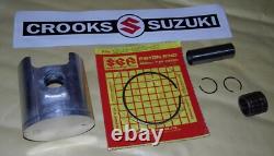 NOS 12102-02811-050 1990 RM80 XL 48mm Genuine Suzuki Piston Kit, 1st over for 82 NOS 12102-02811-050 1990 RM80 XL 48mm Genuine Suzuki Piston Kit, 1st over for 82