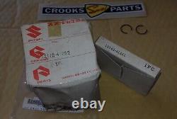 NOS 12110-41202 & 12140-41211 RM370 B 1977 Genuine Suzuki Std. Piston & Ring Set NOS 12110-41202 & 12140-41211 RM370 B 1977 Genuine Suzuki Std. Piston & Ring Set