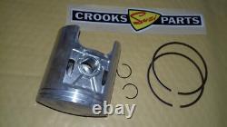 NOS 12110-41791 & 12140-41791 RM370 +. 75mm Genuine Suzuki Piston & Ring Set NOS 12110-41791 & 12140-41791 RM370 +. 75mm Genuine Suzuki Piston & Ring Set