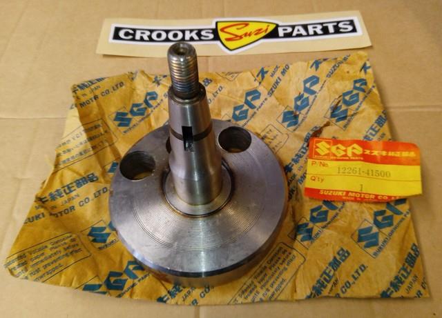 Nos 12261-41500 Pe175 C 1978 Genuine Suzuki Left Hand Crankshaft Half