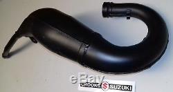 NOS 14310-43D00-H01 RM125 Genuine Suzuki Muffler / Exhaust has a few small dint