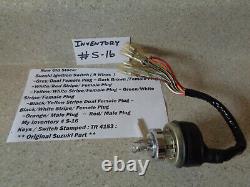 NOS 1960s 1970s Suzuki New Original Ignition SWITCH & Keys (9 Wires) # S-16