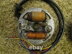 NOS 1970's Suzuki MT50 TS50 TS75 Magneto Stator NEW Vintage TS MT 50 75 Flywheel