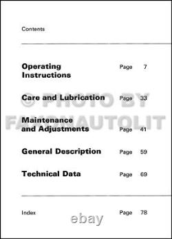 NOS 1971 Porsche 914 Owners Manual 4 Cylinder Original Owner Guide New Old Stock