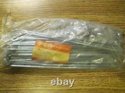 NOS 1977-79 Suzuki PE250 Front Wheel Spoke Set Takasago Rim NEW 36 Vintage PE