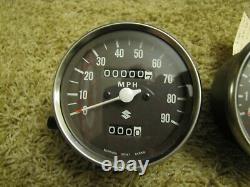 NOS 1977-79 Suzuki TS125 TS185 TS250 Speedometer Tachometer NEW Gauges TS Speedo