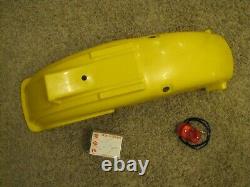 NOS 1978-79 Suzuki PE250 PE175 Original Rear Fender NEW Yellow Plastic PE 250