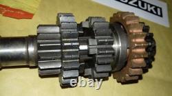 NOS 24120-28302 TM100 / TM125 Genuine Suzuki Clutch Countershaft Assy