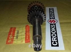 NOS 24120-28302 TM100 / TM125 Genuine Suzuki Clutch Countershaft Assy
