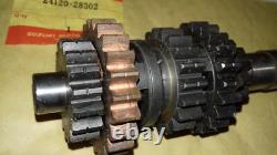 NOS 24120-28302 TM100 / TM125 Genuine Suzuki Clutch Countershaft Assy