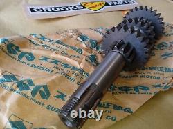 NOS 24120-46000 RM80/RM50/TS50/GT50/ZR50/OR50 Suzuki Clutch Countershaft Assy NOS 24120-46000 RM80/RM50/TS50/GT50/ZR50/OR50 Suzuki Clutch Countershaft Assy
