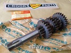 NOS 24120-46000 RM80/RM50/TS50/GT50/ZR50/OR50 Suzuki Clutch Countershaft Assy NOS 24120-46000 RM80/RM50/TS50/GT50/ZR50/OR50 Suzuki Clutch Countershaft Assy