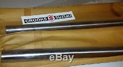 NOS 51110-46910 RM80 Genuine Suzuki Chrome Fork Inner Tube Set