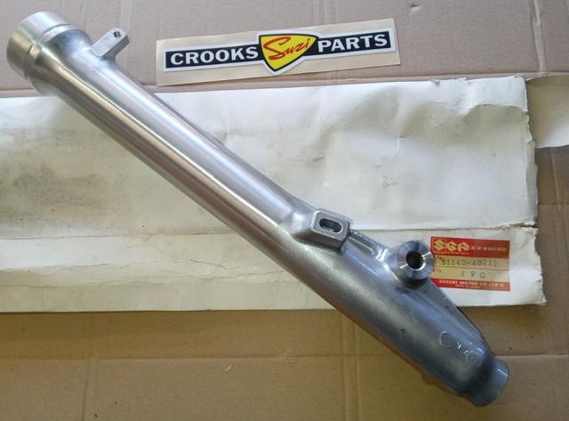 Nos 51140-40212 Rm100 1980/1981 Genuine Suzuki Left Hand Outer Fork Tube