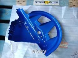 NOS 51202-44B11-38K DR750 1989 Suzuki Blue Front Brake Disc Cover / Fork Cover