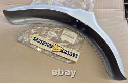 NOS 53111-46401-13L RM50 / DS80 C 1978 Genuine Suzuki Silver Front Mudguard