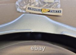 NOS 53111-46401-13L RM50 / DS80 C 1978 Genuine Suzuki Silver Front Mudguard