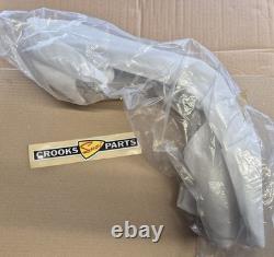 NOS 53111-46401-13L RM50 / DS80 C 1978 Genuine Suzuki Silver Front Mudguard